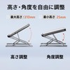 Aqualoach Laptop Stand, Foldable, PC Stand, Aluminum, 2 Tier Height
