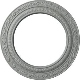 Ekena Millwork CM12AD Andrea Ceiling Medallion, 12"OD x 8"ID x 1/2"P (Fits Canopies up to 8"), Primed