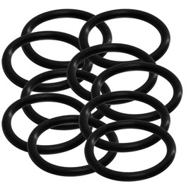 Mr O-Ring 318 Viton O-Ring, 75A Durometer, Black, 1' ID, 1-3/8" OD, 3/16" Width (Pack of 10)