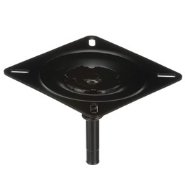 CLSSLVVBN 360-Degree Boat Seat Swivel Base For Black Power Coated Seats 6 ¼ Inches Metal Boat Seats And Pedestals Swivel Boat Seat