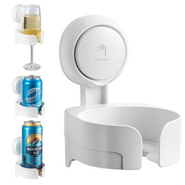 Suction Cup Wine Glass Holder for Shower - Removable Drink Holder