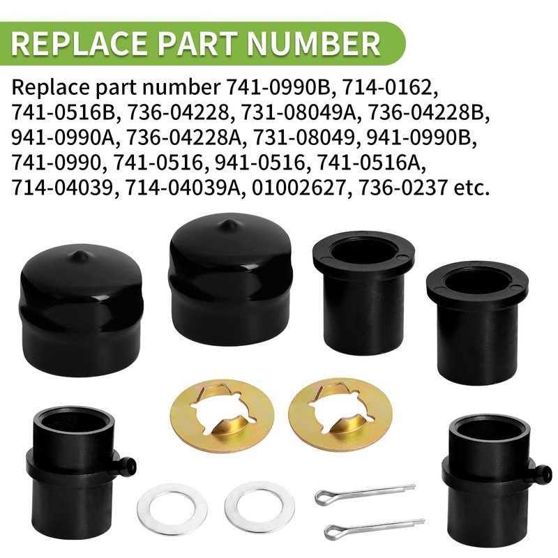 941-0990B Front Wheel Bearing Rebuild Kit Compatible with Cub Cad