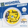 HIGHDRIL Diamond Cutting Disc for Concrete 75 mm - 3