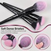 Bueart Design Juego de Brochas de Maquillaje Pro Deluxe, Rosa