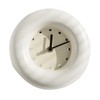 Desk Clock Iron Round Modern Decorative Silent Battery Operated Table