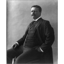 HistoricalFindings Photo: Theodore Roosevelt,President,Teddy,Portraits,Glasses,Vest,CM Bell Firm,1903