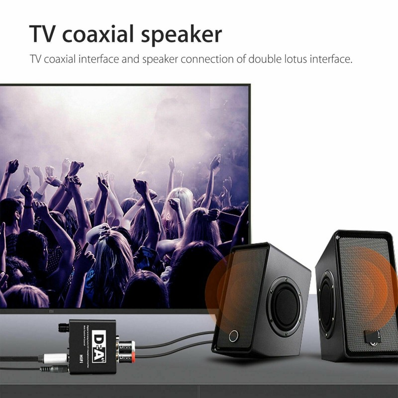DAC Converter Digital Optical Coaxial Audio Converte Two Way Switch