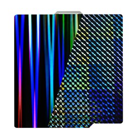 IdeaFormer-3D H1H Build Plate for Bambu Lab X1C/X1/X1E/P1P/P1S/A1 Print Build Plate Light Beam+Phantom Spring Steel Sheet Plate 257x257mm Double Sided Flexible Sheet for Bambu Labs Series 3D Printers