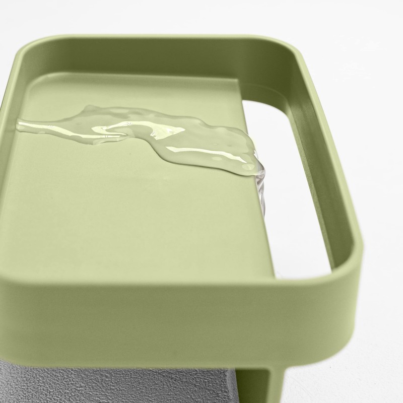 Blim Plus Sponge Holder with Suction Cups, Matte Green (Forest)