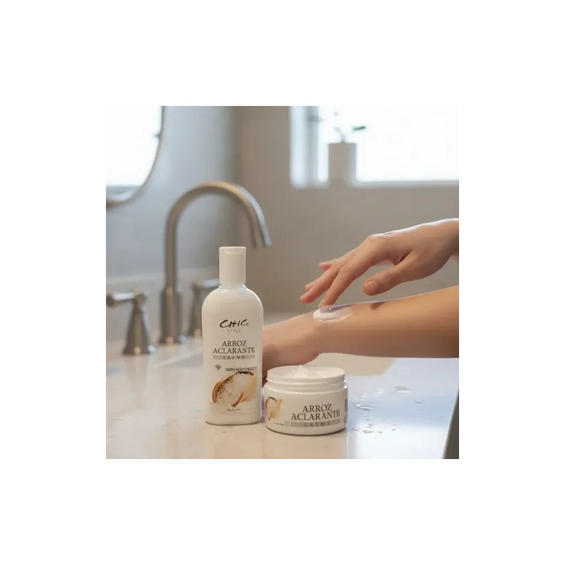 Combo Crema Facial + Crema Corporal Aclarante De Arroz