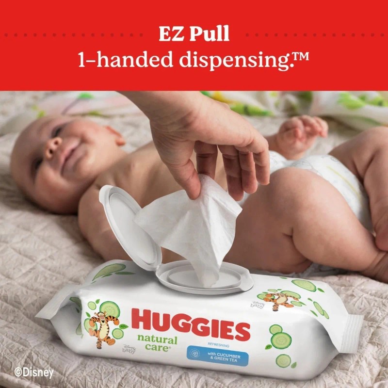 Toallas Humedas Para Bebe Huggies Natural Care 1088 Pza.