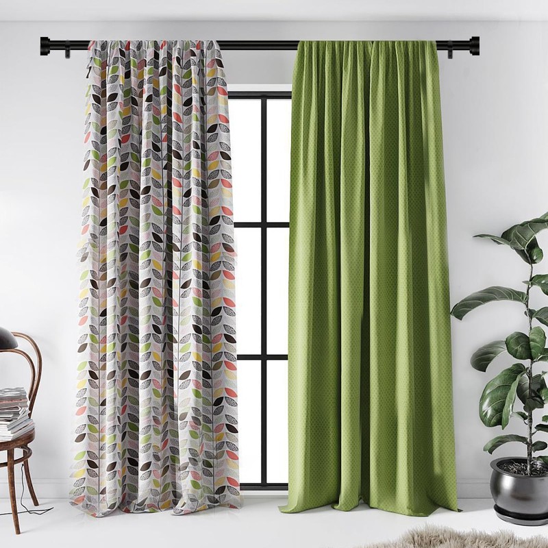 Heavy Duty Curtain Rods for Windows 18 to 88 Inch,