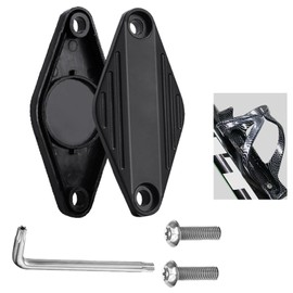 Waterproof Bicycle Mount for AirTag, Hidden Under the Bottle Holder, Security Screws, Anti-Theft Protection, Discreet Security, Plastic Bicycle Mount An-ti Lost Protective Case