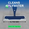 Disposable Mop Replacement Pad, Microfiber Cleaneing Pads for All 16-18''