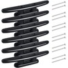 WTMORE Boat Cleats 4 inch, High Impact Black Nylon Dock