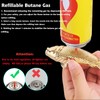 Torch Lighter, Unique Prawns-Shaped Design Butane Lighter, Creative Koi-Fish-Shaped Adjustable