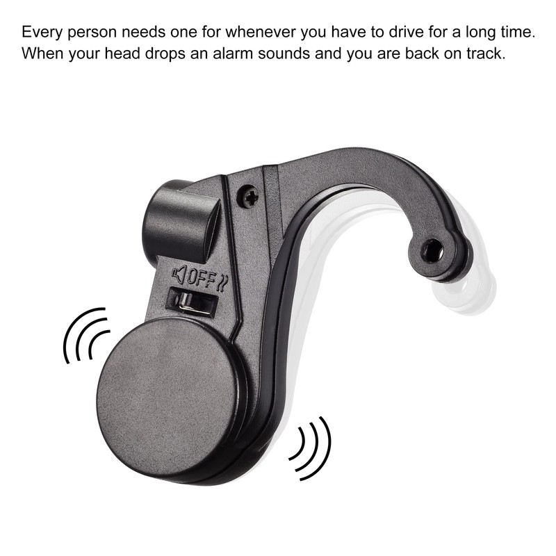 MECCANIXITY Driving Doze Reminder Anti Sleep Alarm 80dB J Shaped