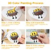 Casbomy Magic Puffy Paint, Creative 3D Drawing Magic Canvas Sponge,