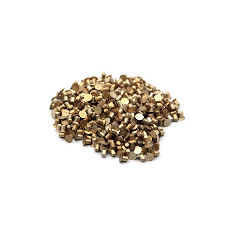 1/8" Countersunk Solid Rivets, 3/16" Long, 1/8 Lb. Pack of