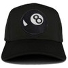 Armycrew Magic 8 Ball Patch Structured Baseball Cap - Black