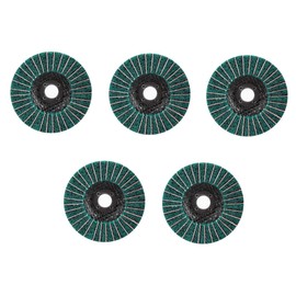 VILLFUL 5pcs Green Polishing Grinding Wheel for Quick Cleaning and Smoothing Scouring Pads for for Removal and Finishing Tasks