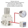 Vacuum Pressure Gauge 1/8in Stainless Steel Dial Liquid Filled Pneumatic