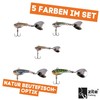 Zite Fishing Jigspinner Set Fischform | 5 Stück Spin Jigs