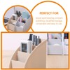 Operitacx 2Pcs plastic organizers white kitchen table desktop makeup organizer