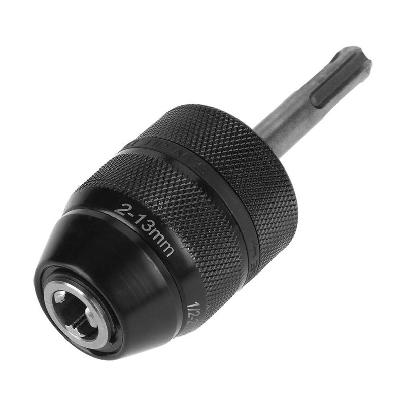 2-13MM Drill Chuck, Metal Keyless Drill Chuck Converter with SDS