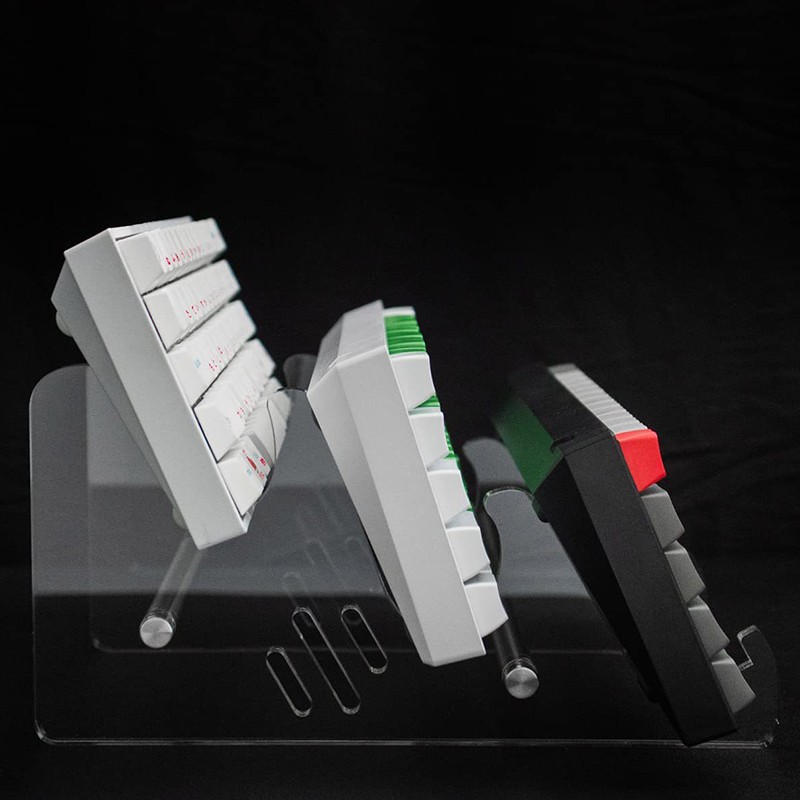 Keyboard Storage Stand Removable Clear Acrylic Heightening Tilt Mechanical Keyboard