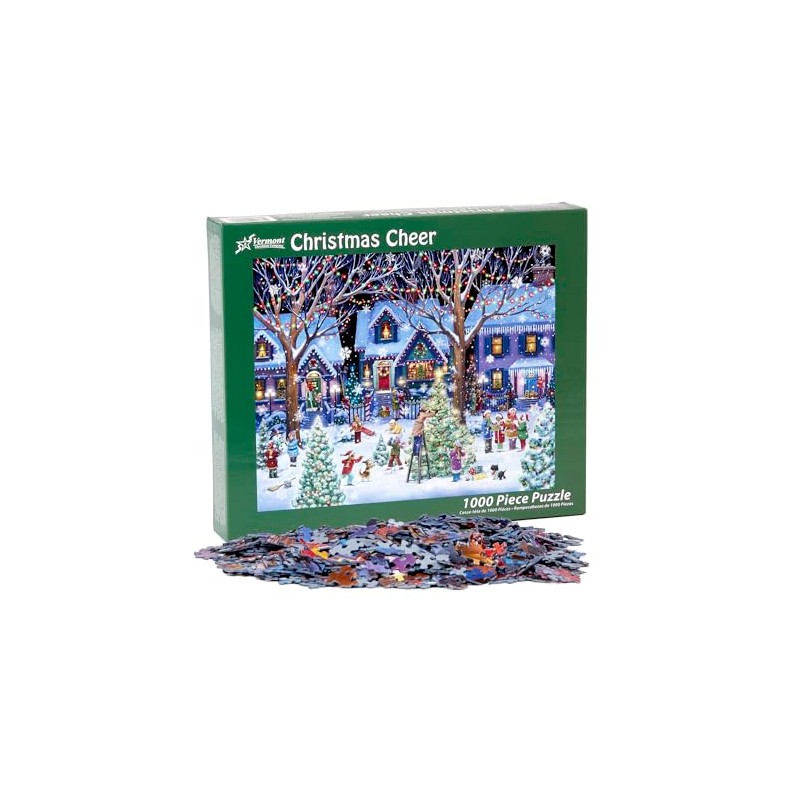 Vermont Christmas Company Christmas Cheer Jigsaw Puzzle 1000 Piece