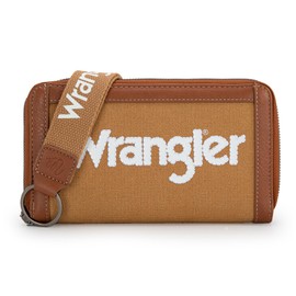 Montana West Wrangler Wristlet Wallets Purse for Women Vintage Boho Ladies Wallet Coin Purse Two-Tone Credit Card Holder WG142-W006BR