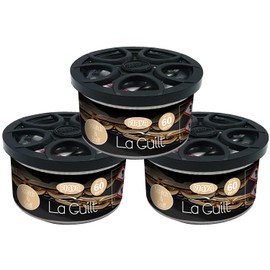 Flava Flava Couture Car Air Freshener Tin - La Guilt (Pack of 3) - Strong, Odour Eliminating Designer Perfume Inspired Car Accessories ?C Premium Scented Air Freshener for Men or Women - Lasts 60 Days