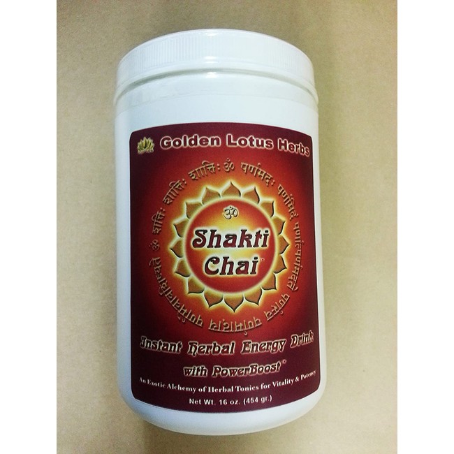 Shakti Chai Herbal Chai Tea From Golden Lotus Herbs 16oz