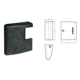 YALE Y0A5CIV1000 Smart Nozzle Lock, Grey