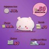 CueBear Plush Storage Bag, Futon Storage Bag, Duvet, Toy Storage