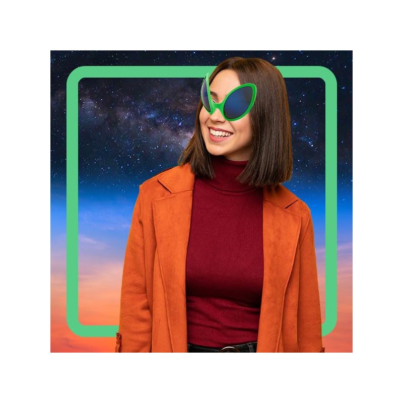 FancyPants FunTime Green Alien Glasses Eyes Close Encounters Sunglasses