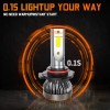 AUIMSOCO LED Headlight High Low Beam Fog Light White Bulbs