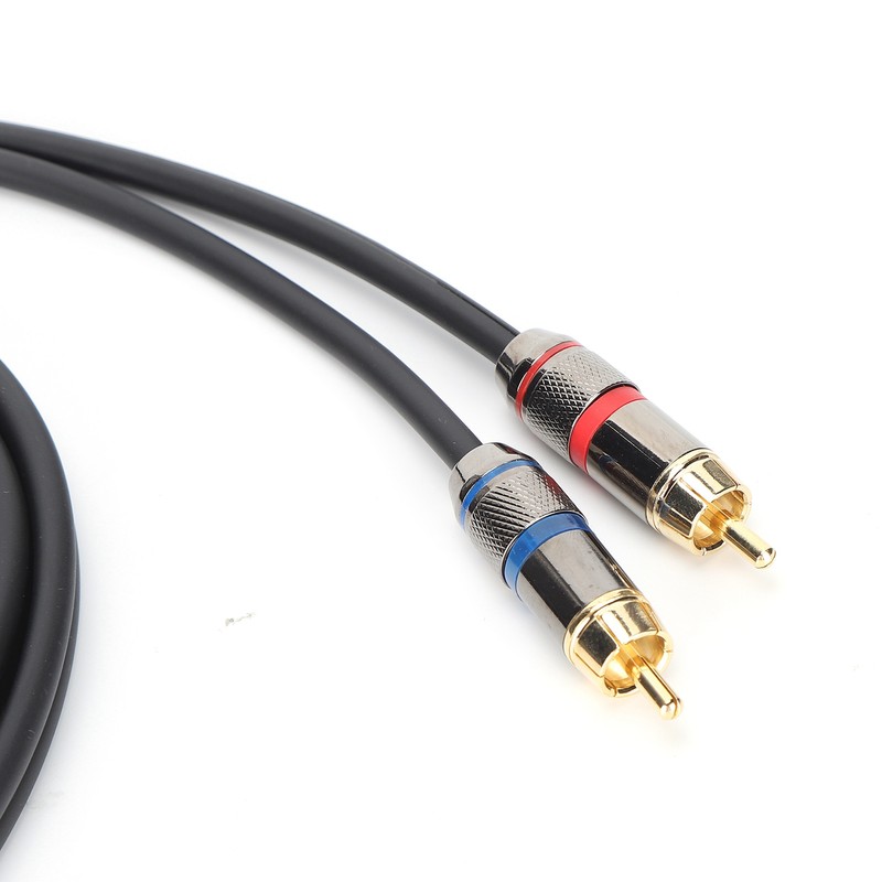 JORINDO Dual 6.35mm Male to Double RCA Male Cable Audio