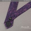 Dan Smith Absolutely Gentlemen - Corbata delgada de microfibra estampada