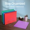 Oxford Poly 8-Pocket Organizer, Letter Size Folder, Durable Translucent Poly,