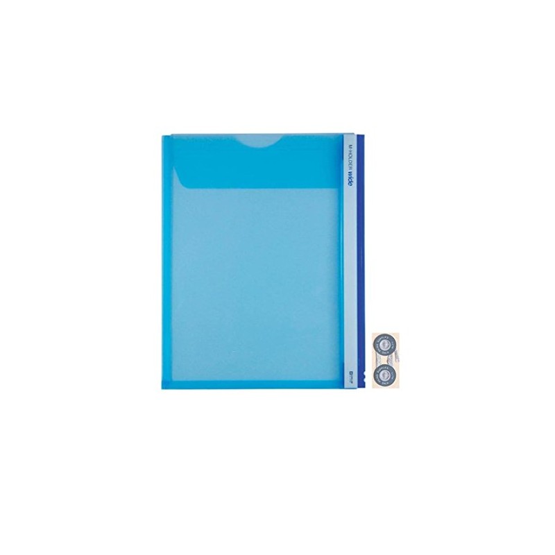 King Jim Holder, Medium Holder, Vertical, Pack of 5, Blue,