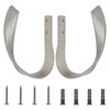 HOJLKLD 2 Pack Curtain Holdbacks, Aluminum Alloy Wall Mounted Decorative