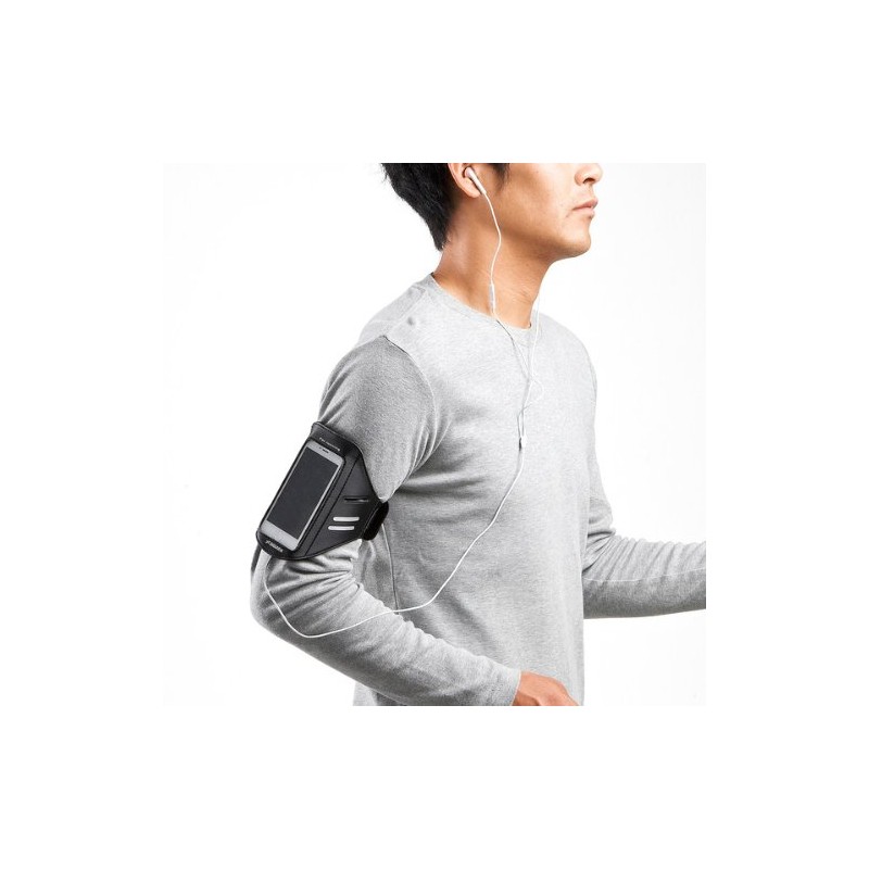 Sanwa Supply PDA-MP3C12BK General Purpose Armband Sports Case (M Size)