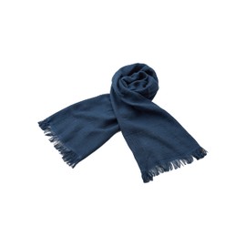 Miyazaki Towel Imabari Scarf | Season (63.0 x 13.4 inches (160 x 34 cm) / 2.5 oz (72 g) / 100% cotton, navy