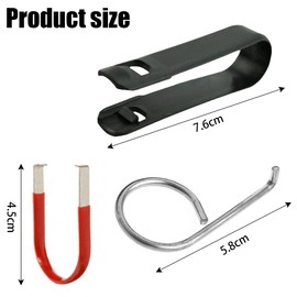 Adunsiaoto 6 Piece Bolt & Nut Covers Removal Tool Key for Cars, Car Wheel Nut Bolt Caps Cover Removal Tool Set, 3 Versions Replacement Hub Caps Tools, Universal Wheel Nut Caps Puller, for Cars