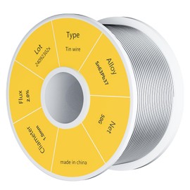 Leffo Rosin Core 63/37 Solder Wire for Electrical Soldering (1mm 50g)