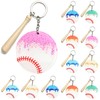 Super Ubelle 12 Pcs Ice Cream Drip Baseball Keychain &