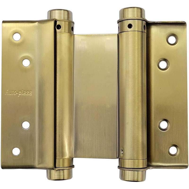 4Inch (100mm) Golden Double Action Stainless Steel Door Hinges Saloon
