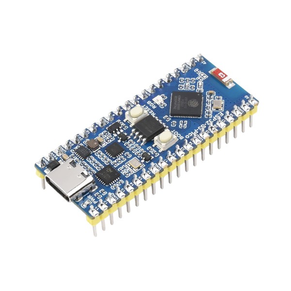 Waveshare ESP32-S3 Microcontroller with Pinheader, 2.4 GHz Wi-Fi Development Board,